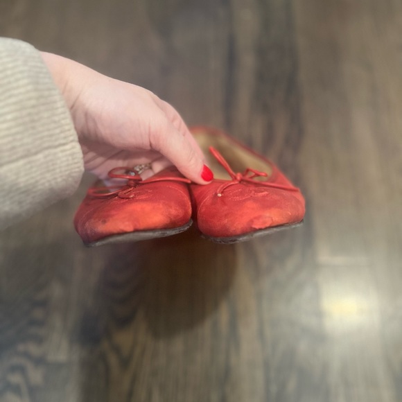 Chanel Ballet Flats - gorgeous red! - Picture 2 of 8